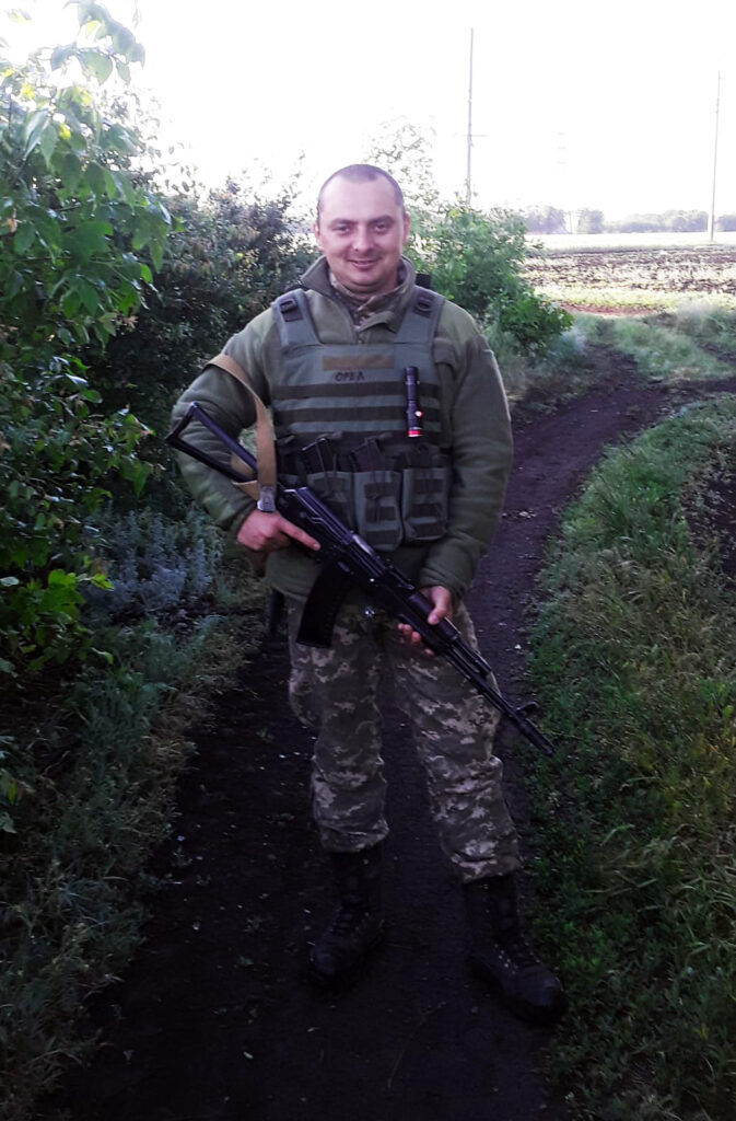 Кулеметник 27-ї артилерійської бригади Олександр Орлянський під час служби