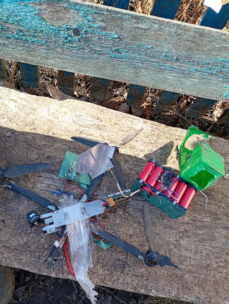 Один з російських дронів, що не вибухнув