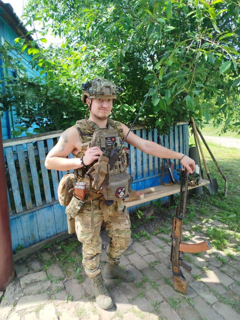 Старший солдат Ярослав Брюховецький під час служби у складі українського війська