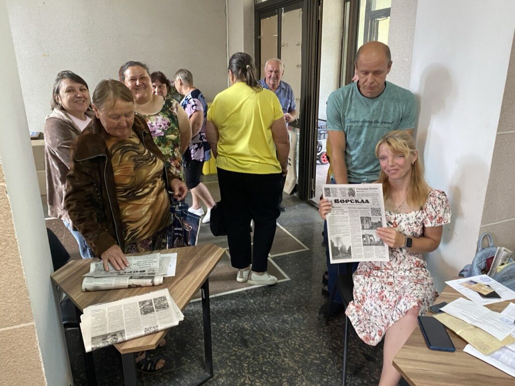 Доставка газети «Ворскла» читачам Охтирщини та Великописарівщини у першому півріччі.