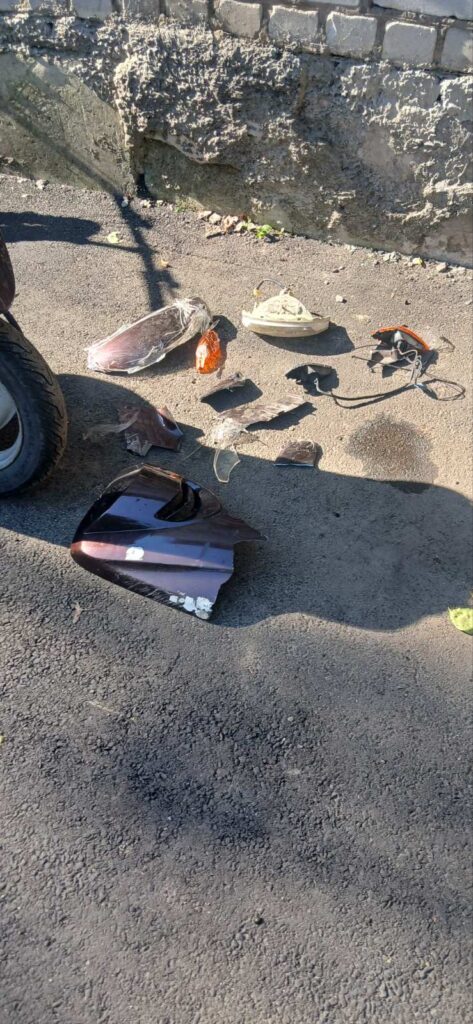 Скутер переселенця з Попівки, який знайшли після спроби заволодіння ним у Груні